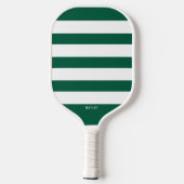 Eenvoudige strepen, elke kleur, aangepaste monogra pickleball paddle (Achterkant)