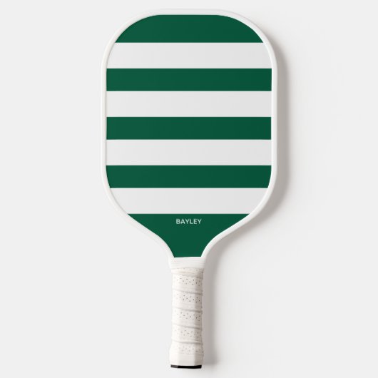 Eenvoudige strepen, elke kleur, aangepaste monogra pickleball paddle (Achterkant)