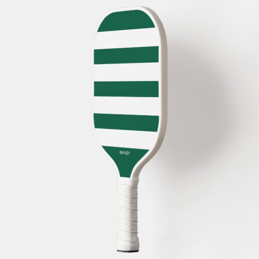 Eenvoudige strepen, elke kleur, aangepaste monogra pickleball paddle (Links)