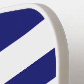 Eenvoudige strepen, elke kleur, aangepaste monogra pickleball paddle (Links Detail)