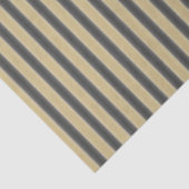 Eenvoudige Strepen Patroon Goud Zwart Geometrisch Tissuepapier (Detail)