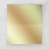 Eenvoudige strepen plaatskaartje (Binnenkant ongevouwen)