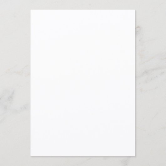Eenvoudige strik klassieke trouw menu (Achterkant)