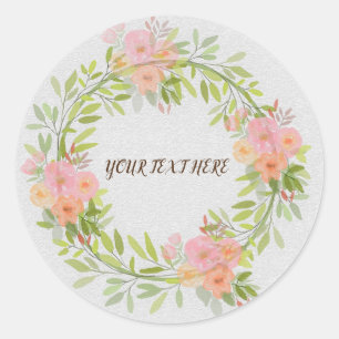 EENVOUDIGE STROOM   RONDE STICKER