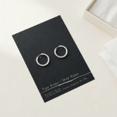 Eenvoudige stud oorbel display kaart