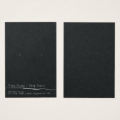 Eenvoudige stud oorbel display kaart (Voorkant /achterkant)