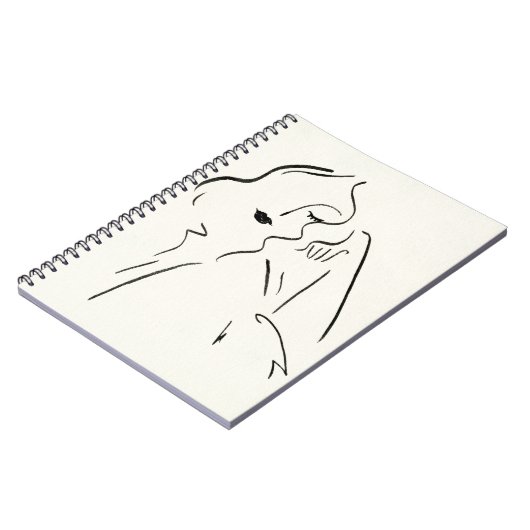 Eenvoudige studie - Schets van een dame Notitieboek (Linkerzijde)