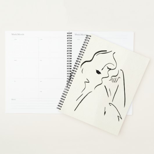 Eenvoudige studie - Schets van een dame Planner (Display)
