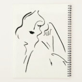 Eenvoudige studie - Schets van een dame Planner (Achterkant)