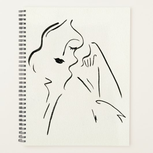 Eenvoudige studie - Schets van een dame Planner (Voorkant)