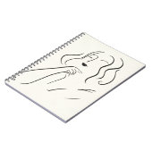 Eenvoudige studie - Schets van een vrouw Notitieboek (Linkerzijde)
