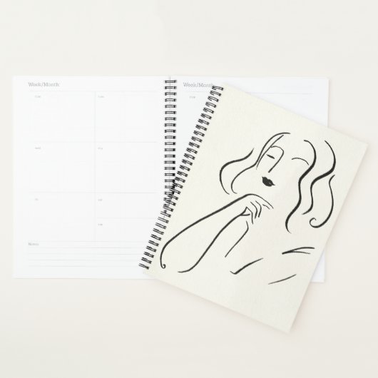 Eenvoudige studie - Schets van een vrouw Planner (Display)