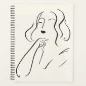 Eenvoudige studie - Schets van een vrouw Planner (Voorkant)