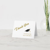 Eenvoudige studiepunt Hartelijk dank Bedankkaart (Voorkant)