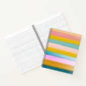 Eenvoudige stutbare Abstracte Waterverf strepen in Notitieboek (Binnen)