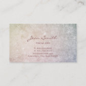 Eenvoudige subtiele artistieke Visitekaartjes (Achterkant)