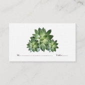 Eenvoudige, succesvolle bruiloft-kaarten plaatskaartje (Voorkant)