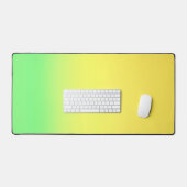 Eenvoudige Sunset Ombre Effect Geel & Groen Bureaumat (Keyboard & Muis)
