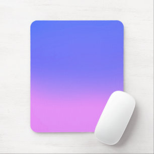 Eenvoudige Sunset Ombre Effect Roze & Blauw Muismat