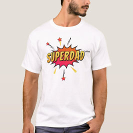 Eenvoudige Superdad Comic Retro Pop Art | Shirts
