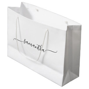 Eenvoudige Swash-handtekeningnaam Groot Cadeauzakje