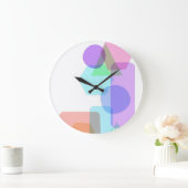 Eenvoudige symmetrische faselkleurgeometrische vor grote klok (Huis)