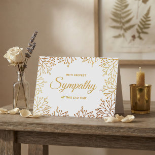 Eenvoudige sympathie van Gold Foil Kaart