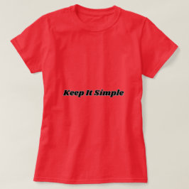 Eenvoudige T-shirt