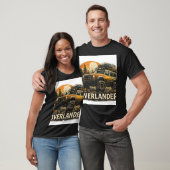 Eenvoudige T-shirt met auto afbeelding voor mannen (Unisex)