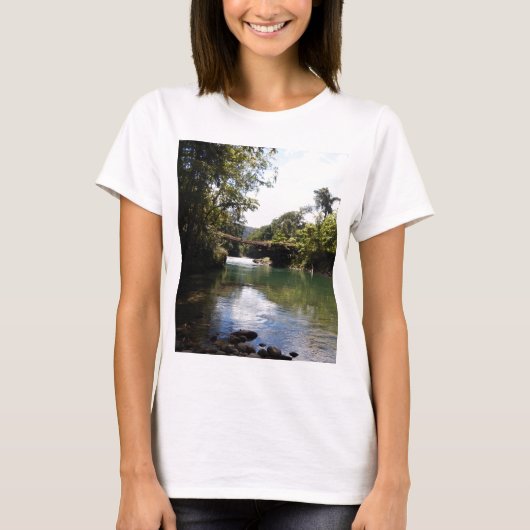 Eenvoudige T-shirt voor uw aangepaste vrouwen (Voorkant)