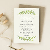 Eenvoudige tak Formele Verwoording Bruiloft Uitnod Kaart