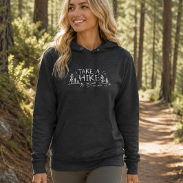 Eenvoudige Take a Hike Grappige Deerwood Lake Hoodie