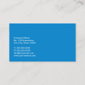 Eenvoudige Talk Bubbels Vertaler QR Code Visitekaartje (Achterkant)