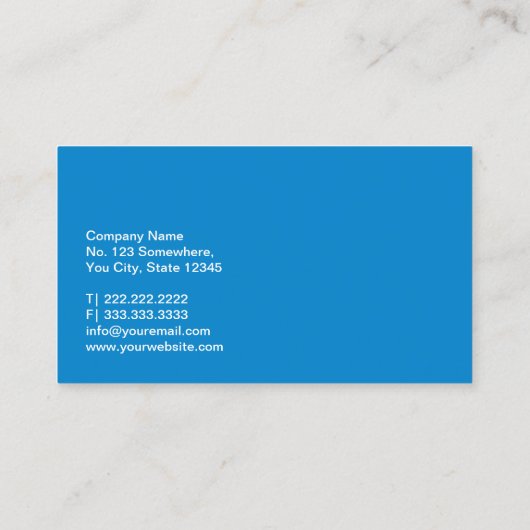 Eenvoudige Talk Bubbels Vertaler QR Code Visitekaartje (Achterkant)