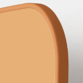 Eenvoudige Tan Color Pickleball Paddle met naam (Links Detail)