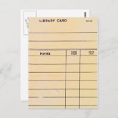 Eenvoudige tapekaart briefkaart (Voorkant / Achterkant)