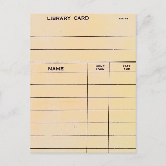 Eenvoudige tapekaart briefkaart (Voorkant)