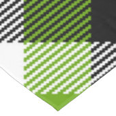 Eenvoudige Tartan Plaids Neon Green Tafelkleed (Gekanteld)