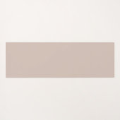 Eenvoudige Taupe neutrale minimalistische oefening Yogamat (Achterkant (horizontaal))
