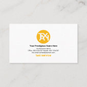 Eenvoudige Taxi Checkborder Ride Share Driver Visitekaartje (Achterkant)