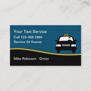 Eenvoudige Taxi Service en Care Hire Visitekaartje