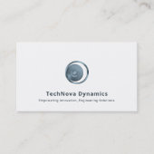 Eenvoudige technologie-Visitekaartjes Visitekaartje (Voorkant)