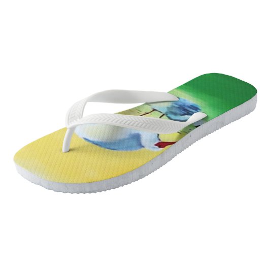 Eenvoudige teenslippers (Schuin)