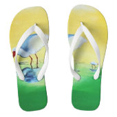 Eenvoudige teenslippers (Voetbed)