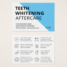 Eenvoudige teeth Whitening Aftercare Instructions