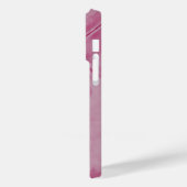 Eenvoudige Tegel Keramische Oppervlakte Roze Case-Mate iPhone Case (Achterkant / Links)