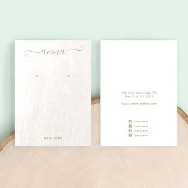 Eenvoudige tekenmarmer voor script oormervertoning visitekaartje