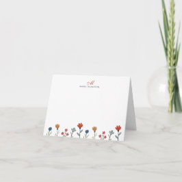 Eenvoudige tekenreeksmogramstrips voor kleurrijke  notitiekaartje