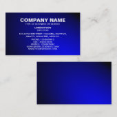 Eenvoudige tekst 06 - Spotlit - Blauw Visitekaartje (Voorkant / Achterkant)