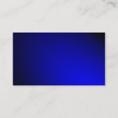 Eenvoudige tekst 06 - Spotlit - Blauw Visitekaartje (Achterkant)